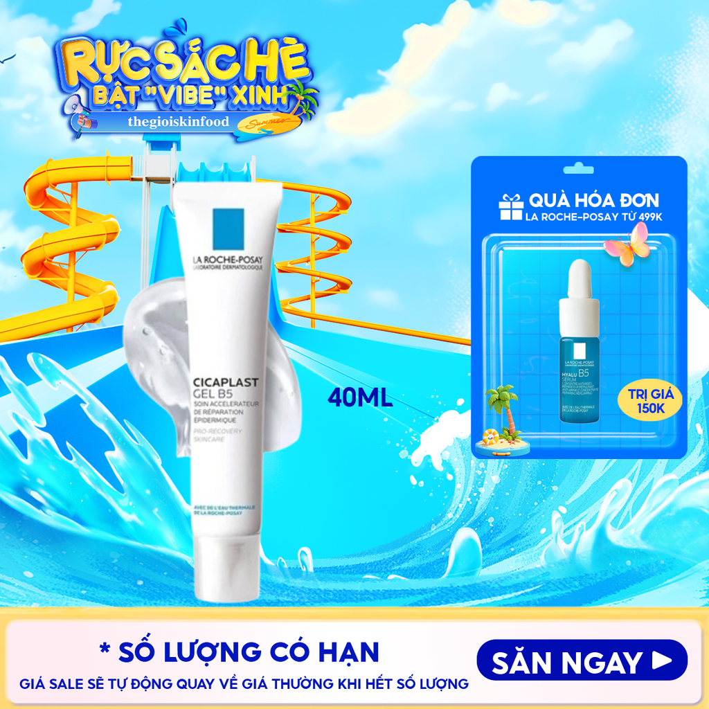 Kem Dưỡng La Roche-Posay Mờ Sẹo, Cải Thiện Da Cicaplast Gel B5 Epidermal Recovery Accelerator Skincare