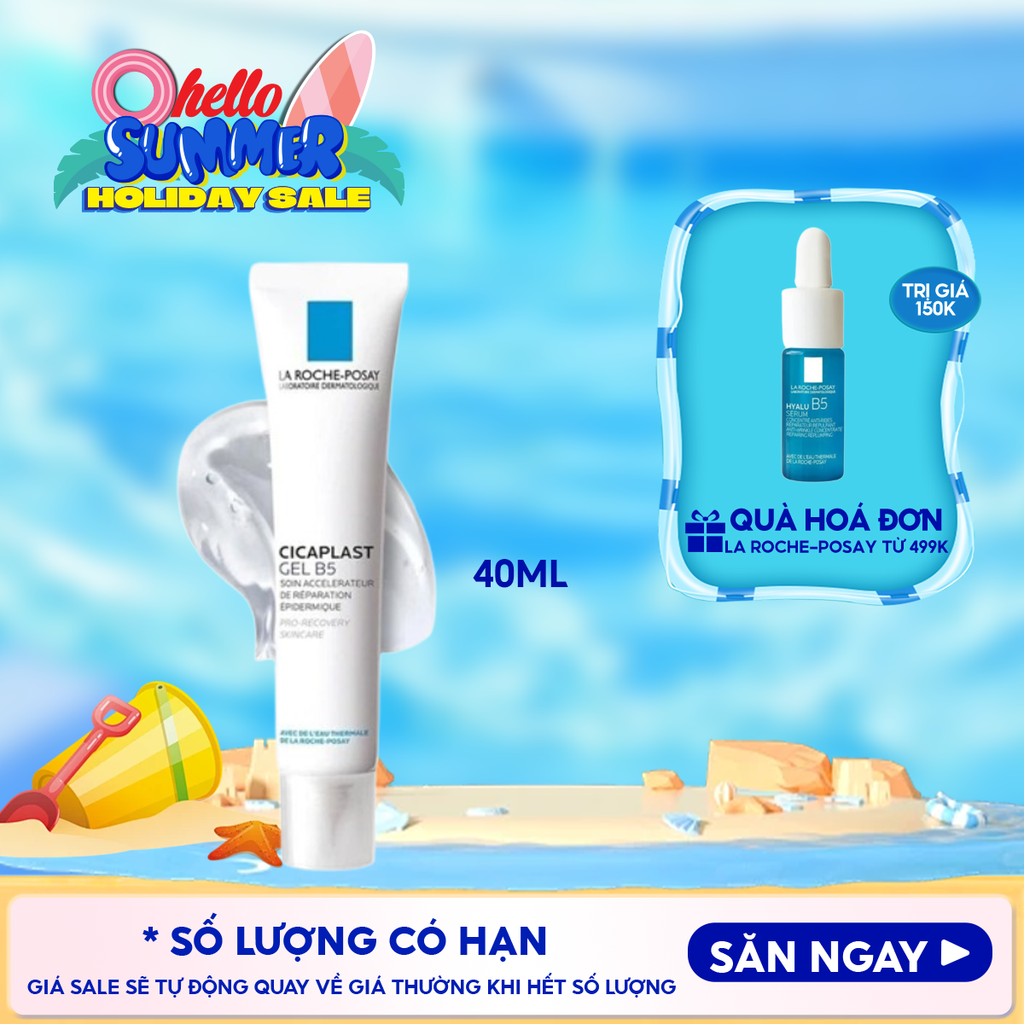 Kem Dưỡng La Roche-Posay Mờ Sẹo, Cải Thiện Da Cicaplast Gel B5 Epidermal Recovery Accelerator Skincare
