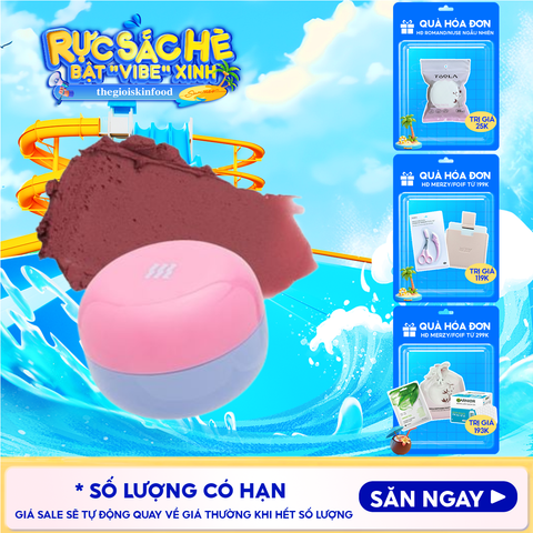Son Kem Bùn Merzy Kiêm Má Hồng Mờ Lì, Mịn Mượt Như Bơ Dạng Hũ Blurry Lip Mousse 6g