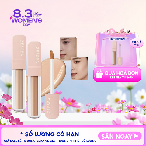 Kem Che Khuyết Điểm Zeesea Che Phủ Tự Nhiên Mist Soft Focus Concealer 4g