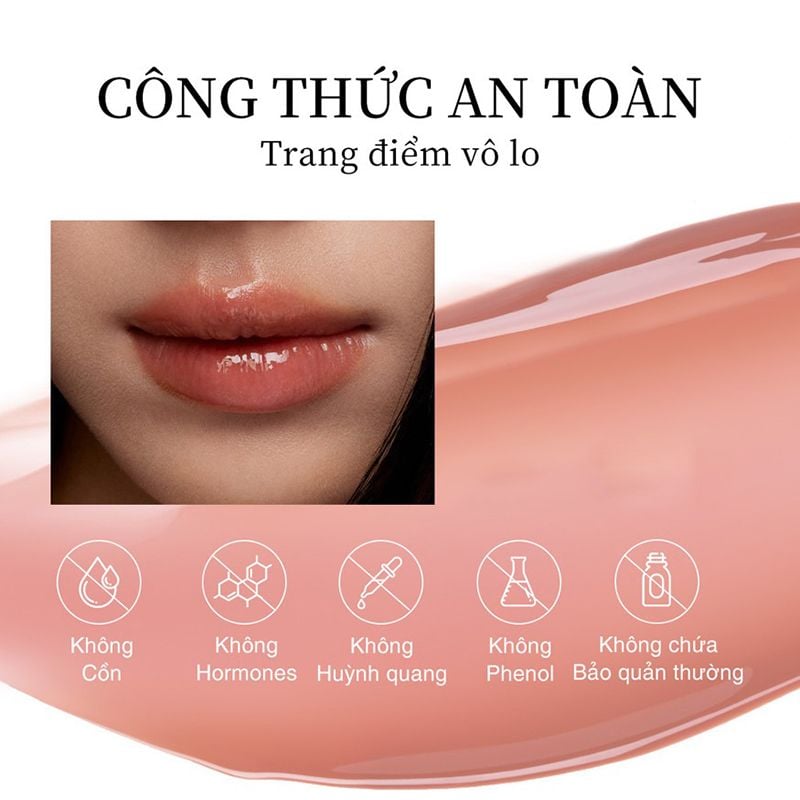 Son Bóng Joocyee Dạng Thỏi Dưỡng Ẩm Lâu Trôi Glazed Rouge 3.5g