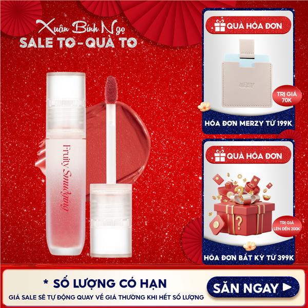  Son Kem Lì Merzy Mịn Mượt Fruity Smudging Velvet Tint 3.5g 