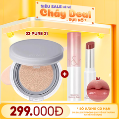 PHẤN NƯỚC #02 PURE 21 + SON DƯỠNG #06