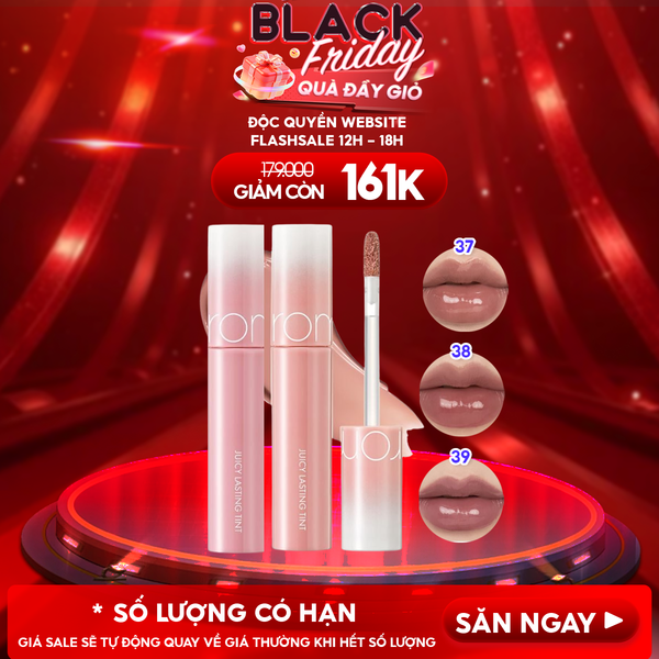  [NEW][Màu 1-39] Son Tint Lì Romand Căng Bóng The Juicy Lasting Tint 