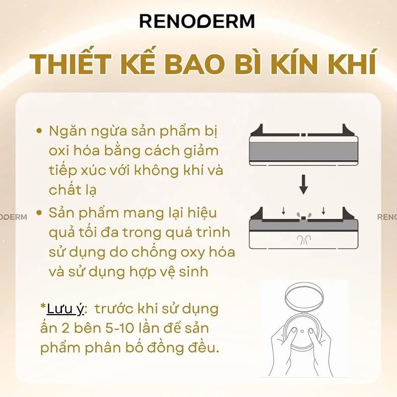 Phấn Nước RENODERM Che Phủ Cao, Mịn Lì Cho Da Dầu Day Long BB Cream SPF50 PA+++ 15g #Silver