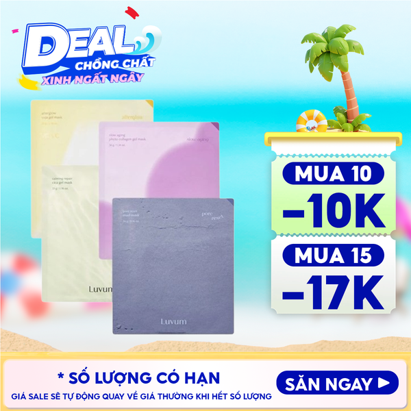  Mặt Nạ Miếng Luvum Dạng Thạch, Dạng Bùn Mask 