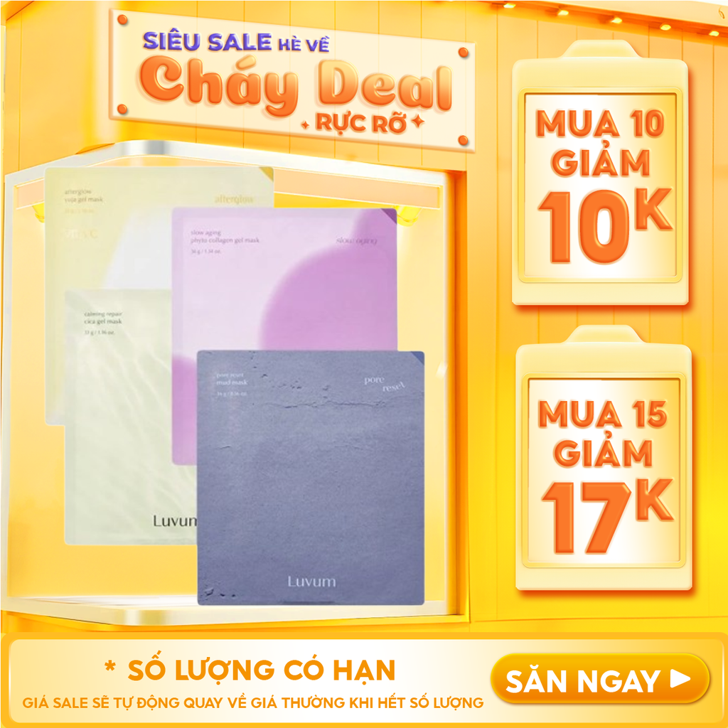 Mặt Nạ Miếng Luvum Dạng Thạch, Dạng Bùn Mask