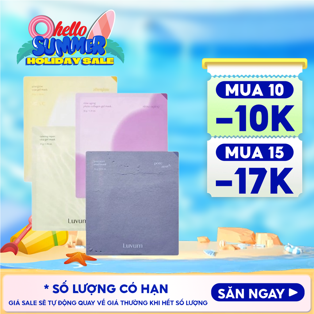 Mặt Nạ Miếng Luvum Dạng Thạch, Dạng Bùn Mask