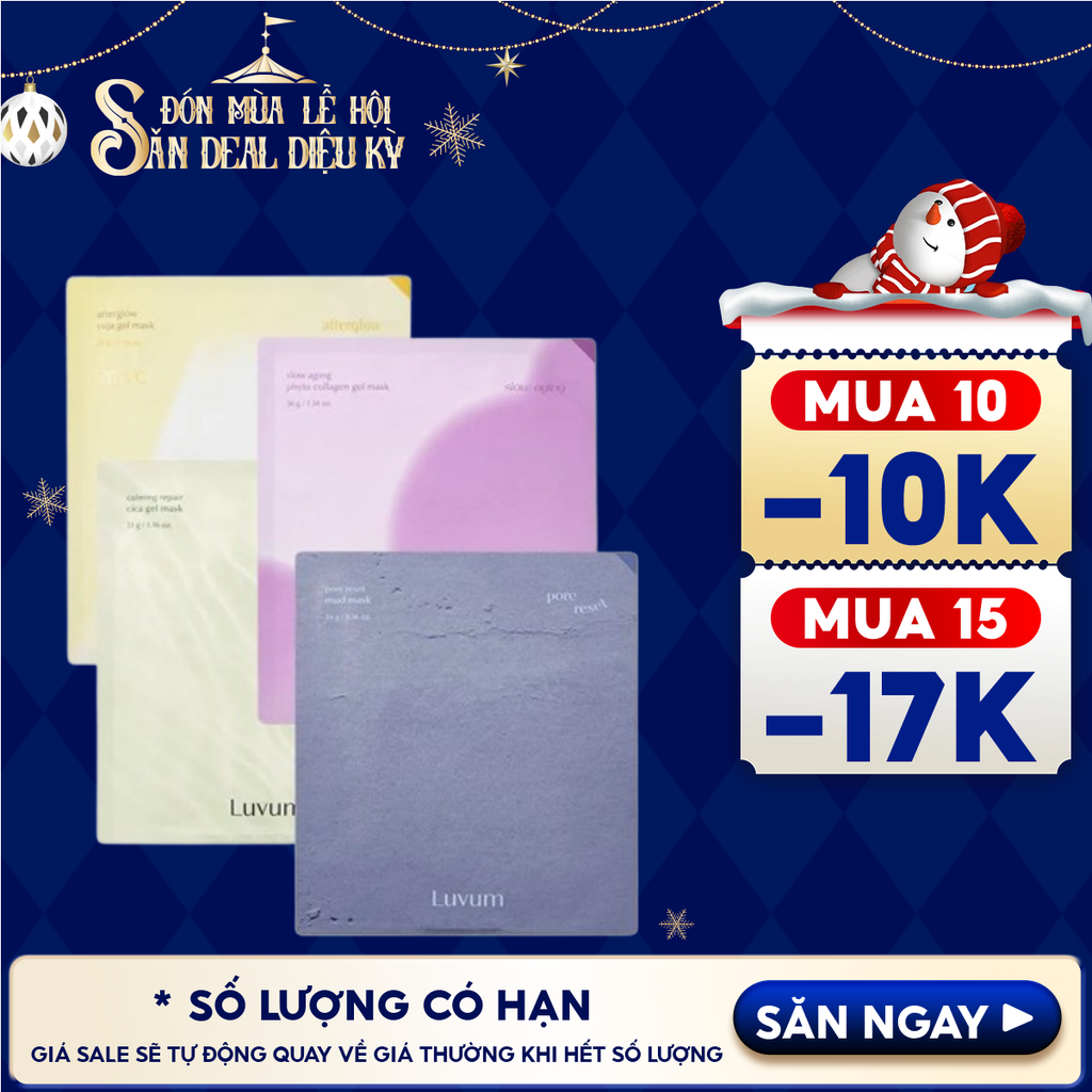 Mặt Nạ Miếng Luvum Dạng Thạch, Dạng Bùn Mask