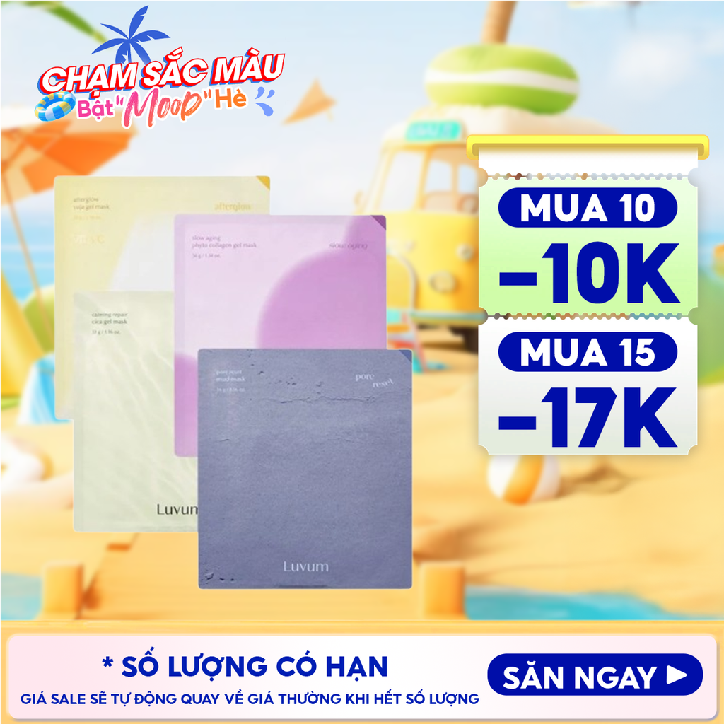 Mặt Nạ Miếng Luvum Dạng Thạch, Dạng Bùn Mask