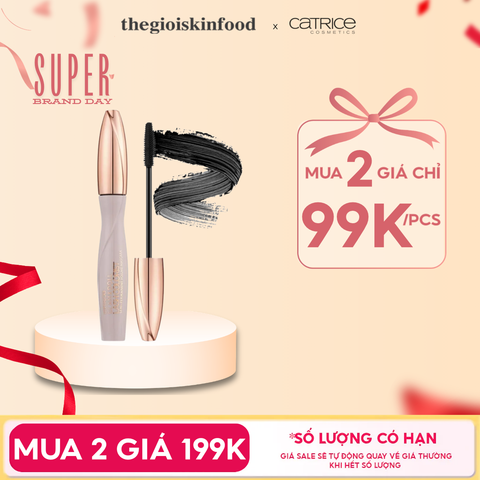 Mascara Tăng Độ Đậm Cho Mi Catrice Glam & Doll Lash Colorist Semi-Permanent Volume Mascara 010