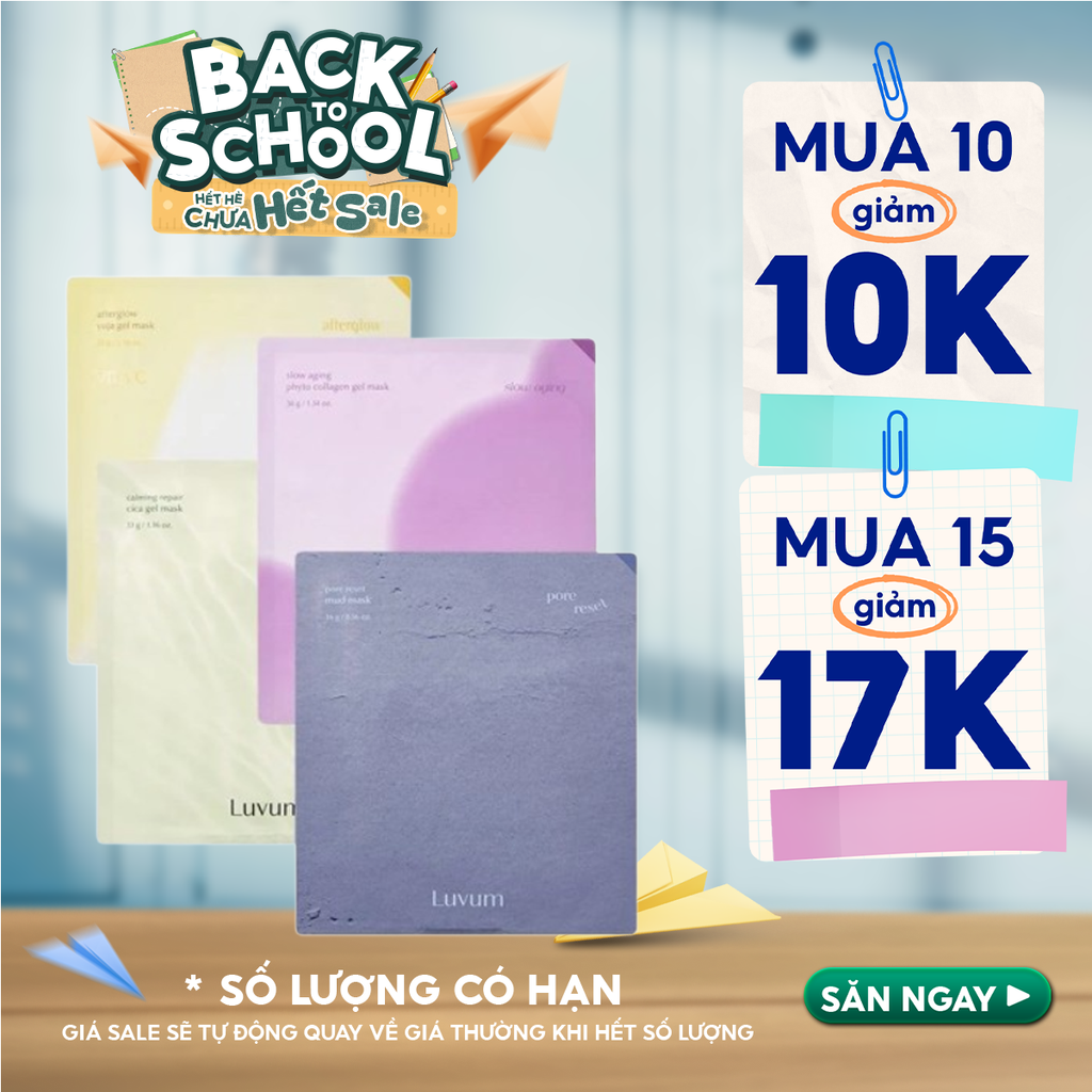 Mặt Nạ Miếng Luvum Dạng Thạch, Dạng Bùn Mask