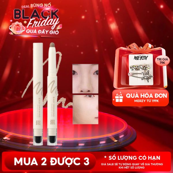  Bút Tạo Khối Hai Đầu Merzy Easy Drawing Shading Stick 1.3g 