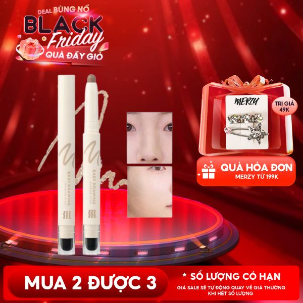  Bút Tạo Khối Hai Đầu Merzy Easy Drawing Shading Stick 1.3g 