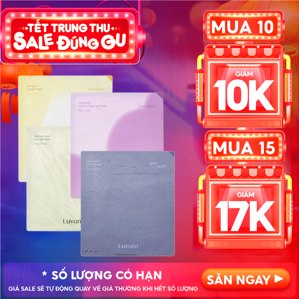 Mặt Nạ Miếng Luvum Dạng Thạch, Dạng Bùn Mask