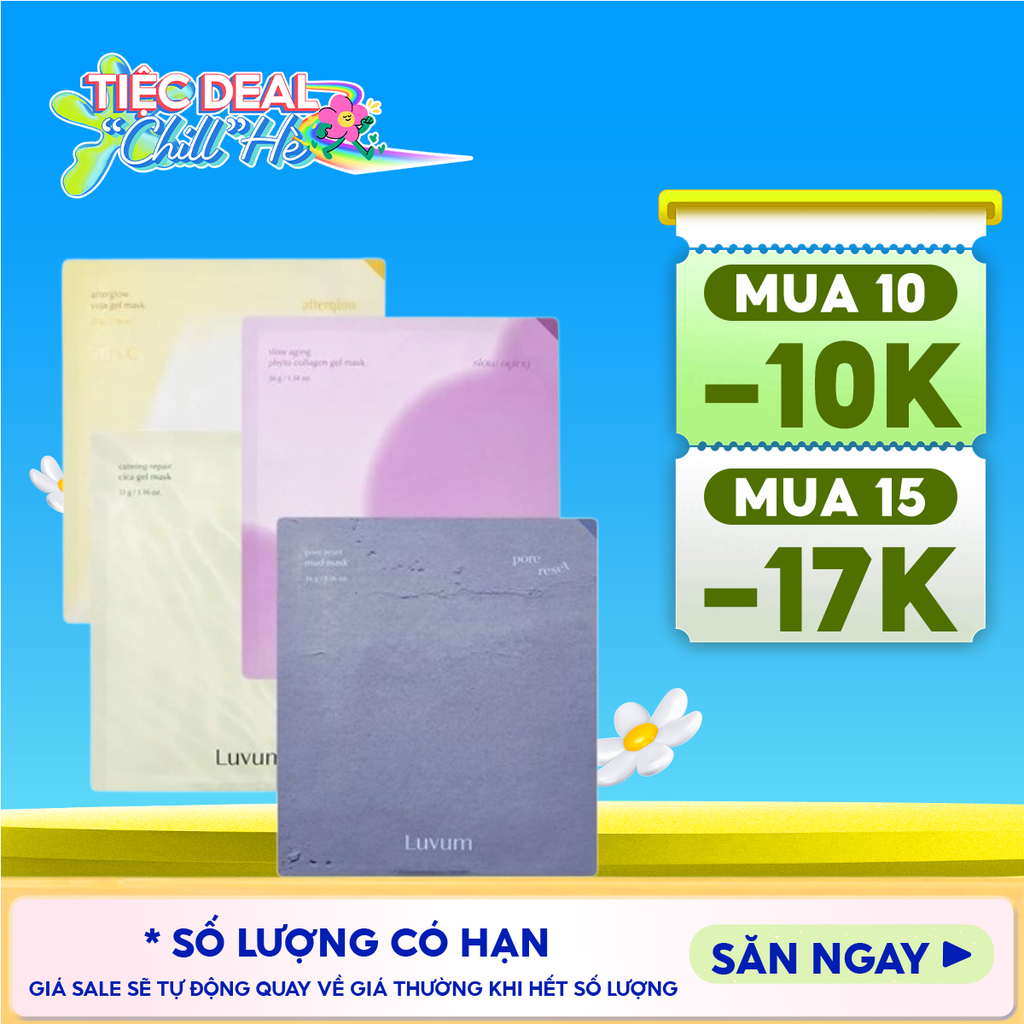 Mặt Nạ Miếng Luvum Dạng Thạch, Dạng Bùn Mask