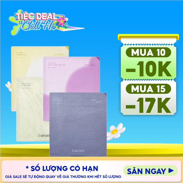  Mặt Nạ Miếng Luvum Dạng Thạch, Dạng Bùn Mask 