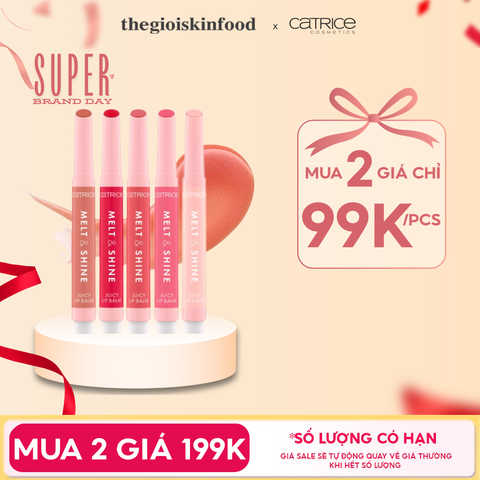 Son Dưỡng Có Màu Catrice Melt & Shine Juicy Lip Balm