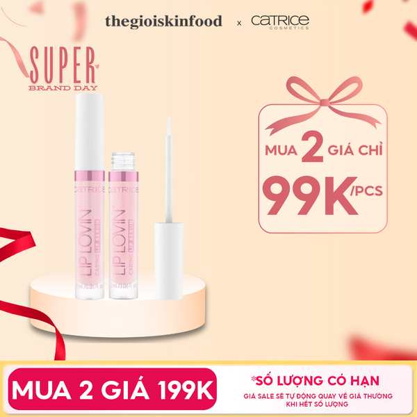  Tinh Chất Dưỡng Môi Catrice Lip Lovin' Caring Lip Serum 010 