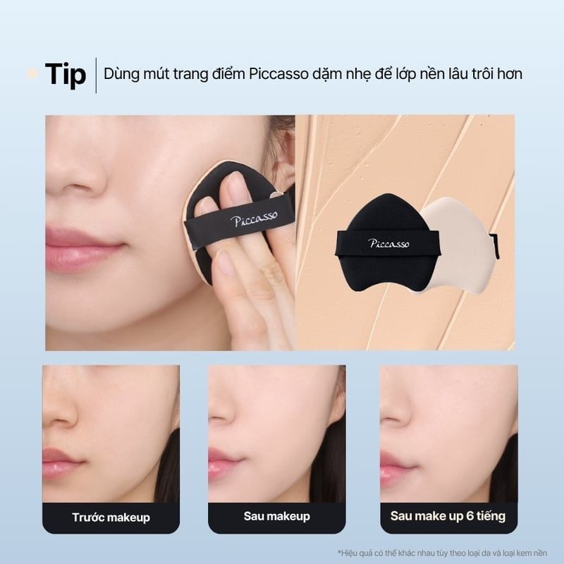 Set Cọ Nền Piccasso #FB33 Tapping Cover Foundation Brush Set