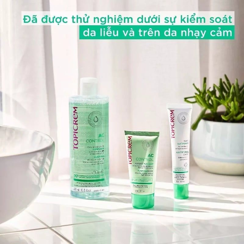 Serum Hỗ Trợ Giảm Mụn, Giảm Bóng Nhờn Cho Da Dầu Mụn Topicrem Ac Control Intensive Serum 34ml