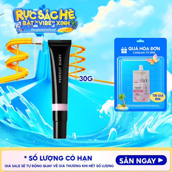  Kem Lót Trang Điểm Mềm Mịn Perfect Diary Silky Skin Perfecting Makeup Primer #102 30g 