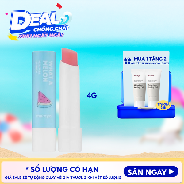  Son Dưỡng Môi Ma:nyo What A Melon Moisture Lip Balm 4g 