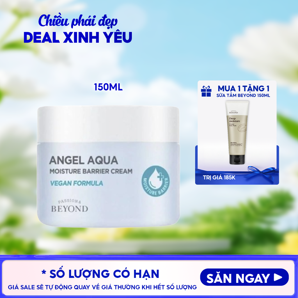 Kem Dưỡng Beyond Cấp Ẩm Chuyên Sâu Angel Aqua Moisture Barrier Cream 150ml