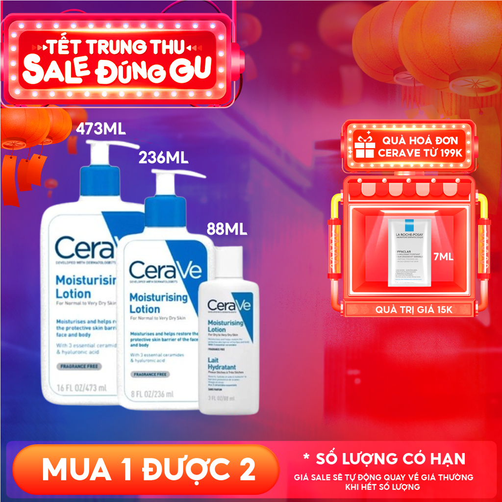 Sữa Dưỡng Ẩm Cerave Dành Cho Da Khô Developed With Dermatologists Moisturising Lotion
