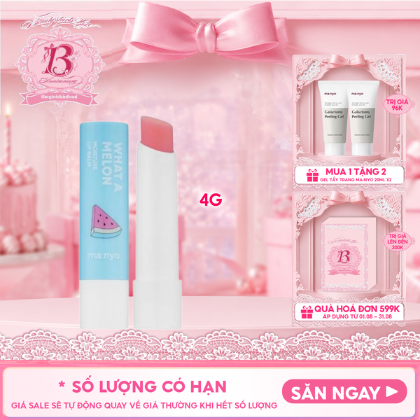  Son Dưỡng Môi Ma:nyo What A Melon Moisture Lip Balm 4g 
