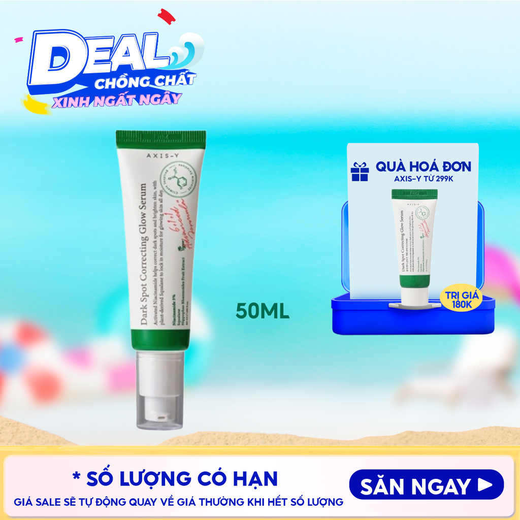 Serum Axis-Y Hỗ Trợ Dưỡng Sáng & Giảm Thâm Dark Spot Correcting Glow Serum 50ml