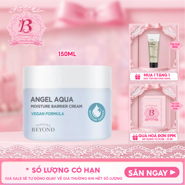  Kem Dưỡng Beyond Cấp Ẩm Chuyên Sâu Angel Aqua Moisture Barrier Cream 150ml 
