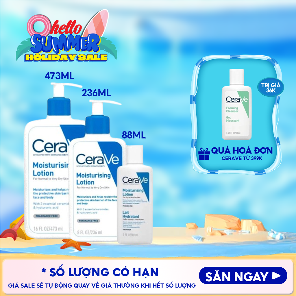 Sữa Dưỡng Ẩm Cerave Dành Cho Da Khô Developed With Dermatologists Moisturising Lotion