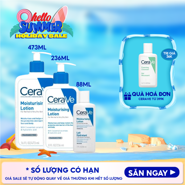  Sữa Dưỡng Ẩm Cerave Dành Cho Da Khô Developed With Dermatologists Moisturising Lotion 