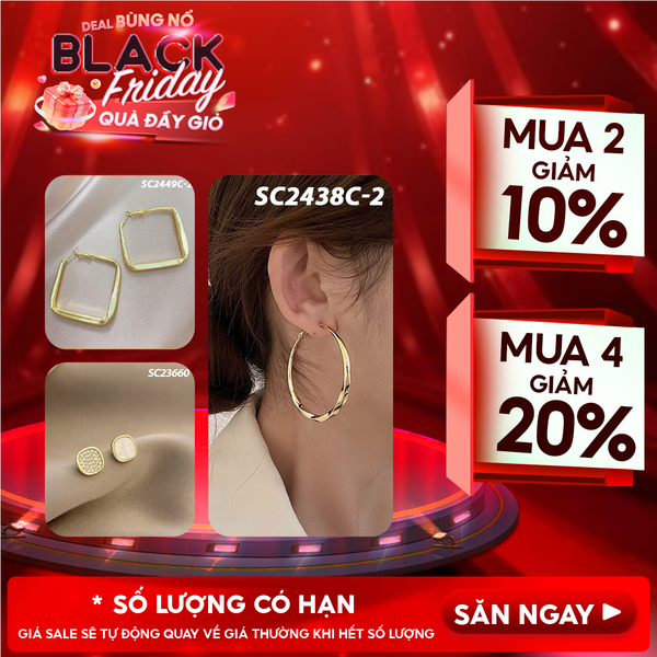  [NHẬP KHẨU] Bông Tai TOOLA Khuyên Tròn, Đính Hạt Ngọc Trai Thời Trang, Nhiều Kiểu Dáng, Phong Cách Hàn Quốc Fashion Earring 