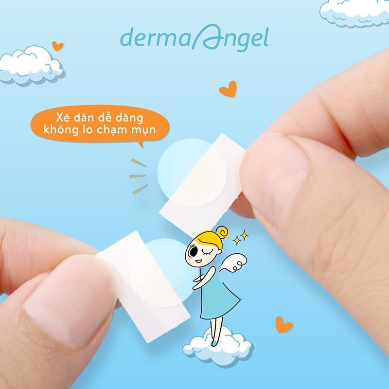 Miếng Dán Mụn Dùng Cho Ngày Và Đêm Derma Angel Acne Patch Original