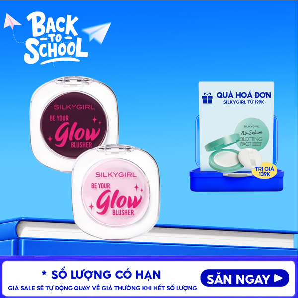  Má Hồng Thạch Silkygirl Be Your Glow Blusher 4g 