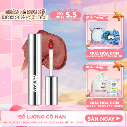 [Merzy Glam Vỏ Bạc] Son Kem Lì Mềm Mịn, Lâu Trôi Merzy The Glam Mellow Tint 4g