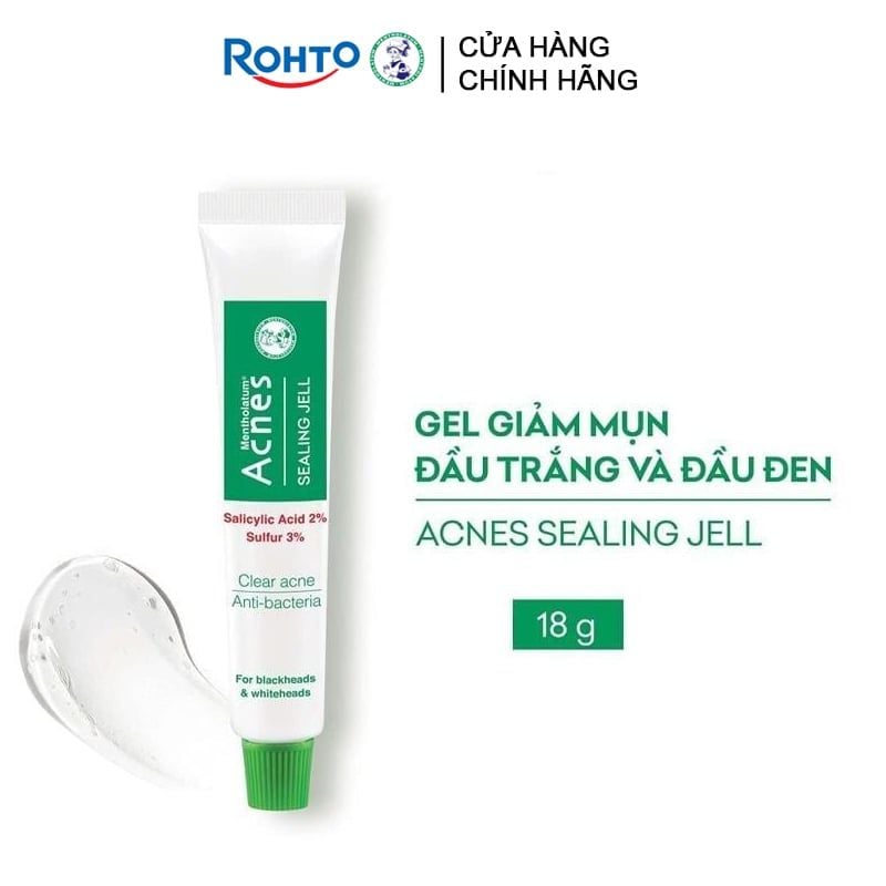 Gel Giảm Mụn Acnes Hỗ Trợ Giảm Mụn Đầu Đen Và Đầu Trắng Sealing Jell 18g