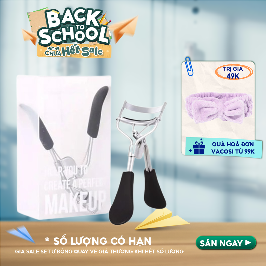 Bấm Mi Cán Đen Vacosi Modern Lash Curler (BM03)