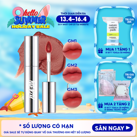 [Merzy Glam Vỏ Bạc] Son Kem Lì Mềm Mịn, Lâu Trôi Merzy The Glam Mellow Tint 4g