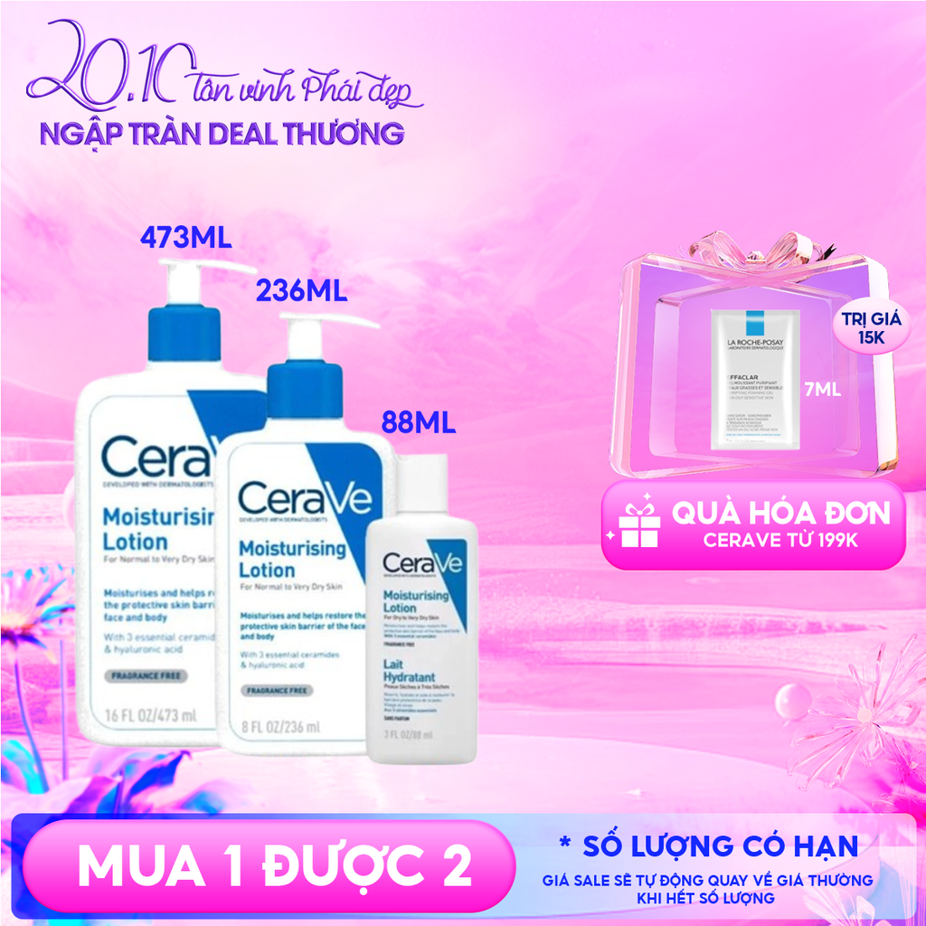 Sữa Dưỡng Ẩm Cerave Dành Cho Da Khô Developed With Dermatologists Moisturising Lotion