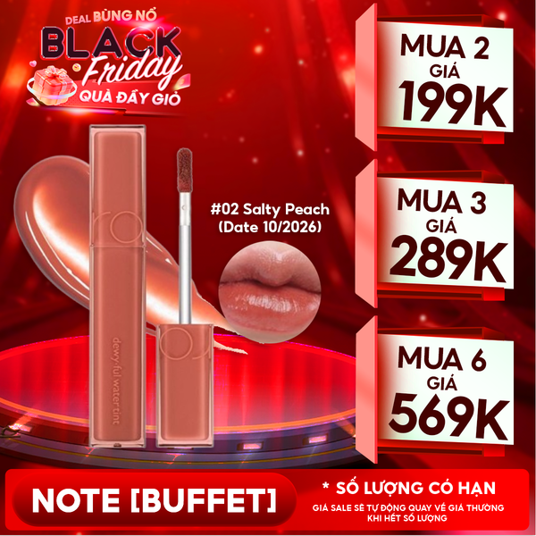  Son Tint Bóng Romand Siêu Lì Cho Đôi Môi Căng Mọng Dewyful Water Tint 5g 