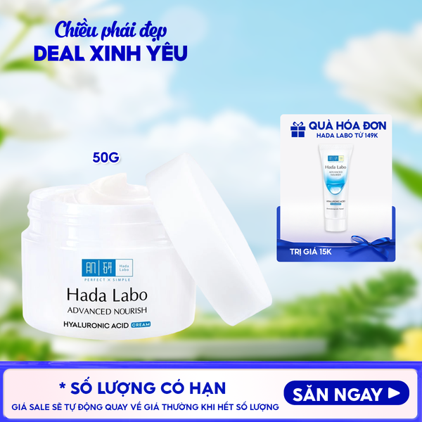  Kem Dưỡng Ẩm Hada Labo Advanced Nourish Hyaluronic Acid Cream 50g 