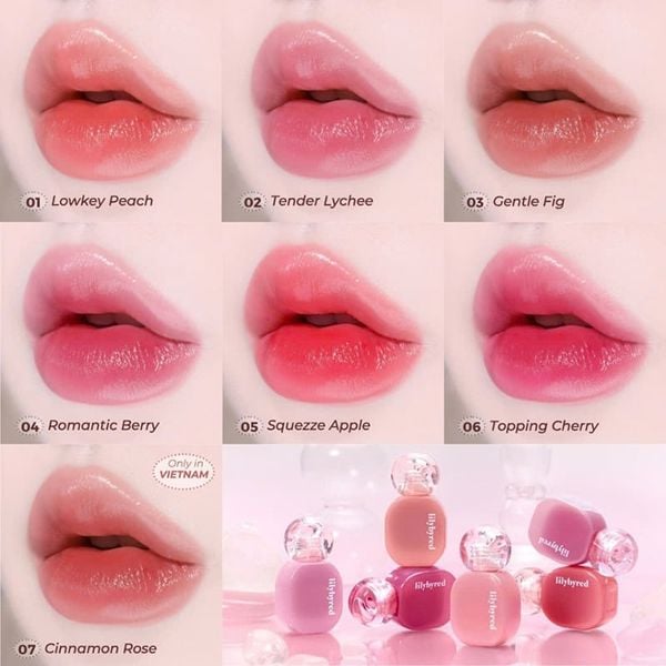  Son Nhung Bóng Lì Lilybyred Balming Dewy Tint 6g 