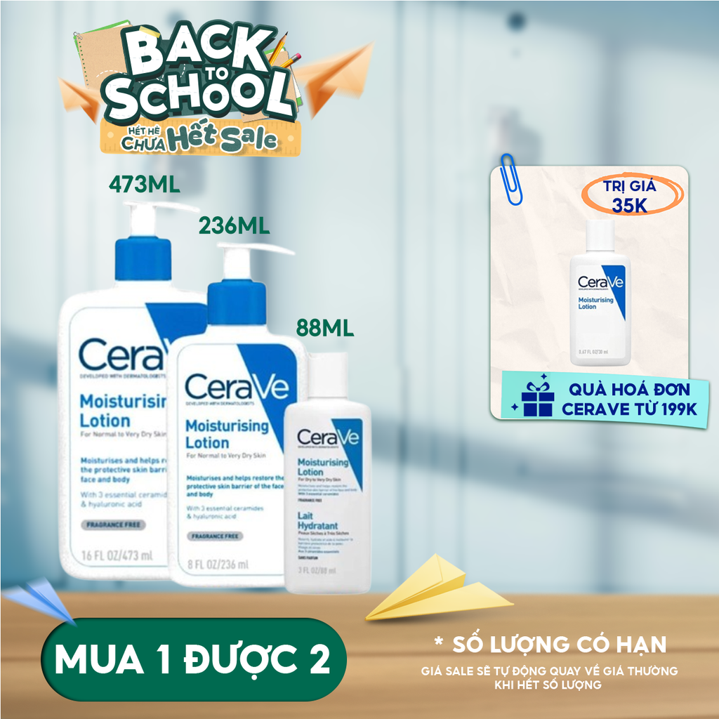 Sữa Dưỡng Ẩm Cerave Dành Cho Da Khô Developed With Dermatologists Moisturising Lotion