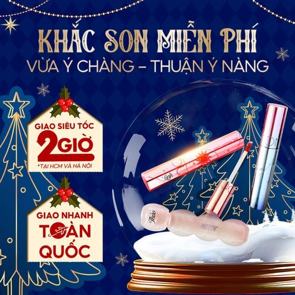  Sản Phẩm Có Dịch Vụ Khắc Son Miễn Phí - Son Merzy, Romand, FOIF, Romand #23 (Starry Edition) 