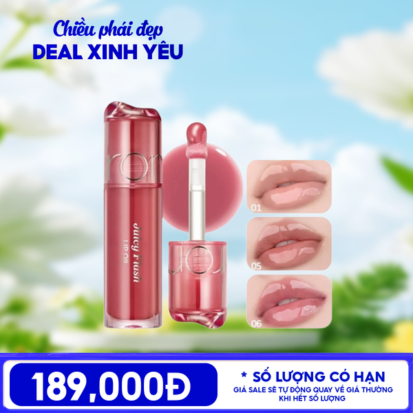  Son Bóng Dưỡng Môi Romand Juicy Flash Lip Oil 4.5g 