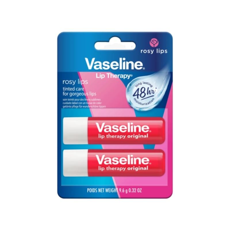 Son Thỏi Vaseline Dưỡng Ẩm, Chống Nứt Nẻ Môi Có Màu, Không Màu Lip Therapy Dạng Thỏi 4.8g