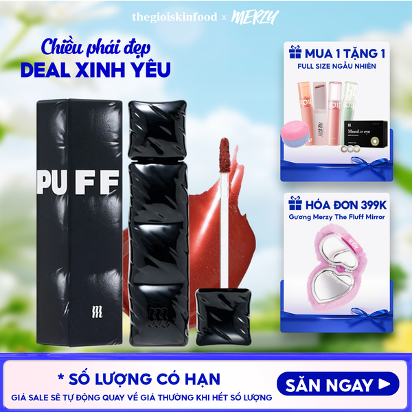  [V6 PUFFER] Son Kem Lì Merzy Bền Màu, Lâu Trôi The First Velvet Tint 